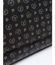 POLLINI HERITAGE Geantă de umăr medie lac negru - Genți femei - 3