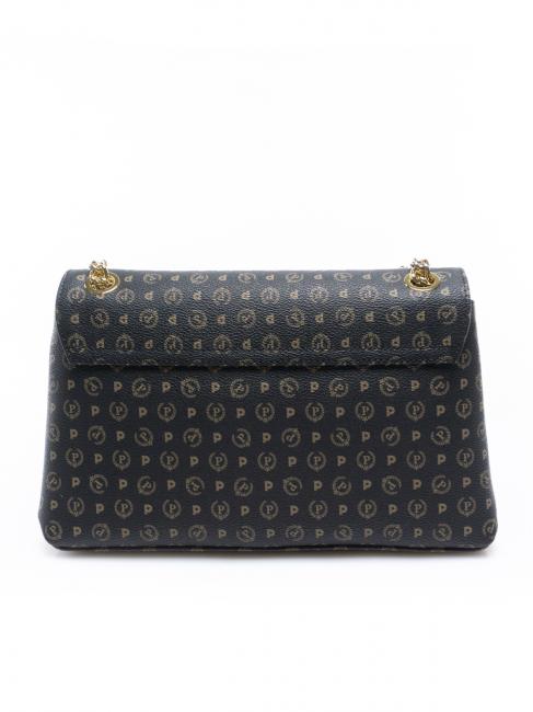 HERITAGE Geantă de umăr medie lac negru - Genți femei