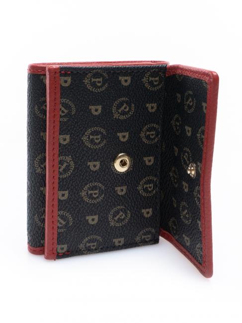 HERITAGE Portofel cu clapă lac negru - Portofele femei