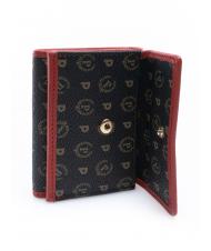 POLLINI HERITAGE Portofel cu clapă lac negru - Portofele femei - 4