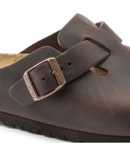 BIRKENSTOCK BOSTON Sandale sabot din piele habana - Pantofi unisex - 5