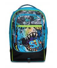SJGANG GANG ANIMALI FLIP 3D SJ Rucsac troler detasabil cu roti triple negru - Rucsacuri cu role - 2