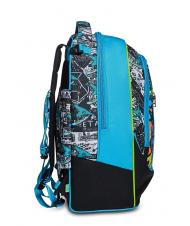 SJGANG GANG ANIMALI FLIP 3D SJ Rucsac troler detasabil cu roti triple negru - Rucsacuri cu role - 3