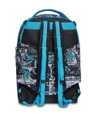 SJGANG GANG ANIMALI FLIP 3D SJ Rucsac troler detasabil cu roti triple negru - Rucsacuri cu role - 4