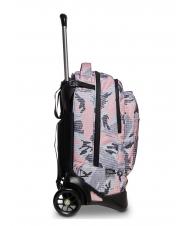 INVICTA NEW PLUG FANTASY Rucsac troler cu troler detasabil logo camufut roz - Rucsacuri cu role - 5
