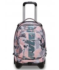 INVICTA NEW PLUG FANTASY Rucsac troler cu troler detasabil logo camufut roz - Rucsacuri cu role - 8
