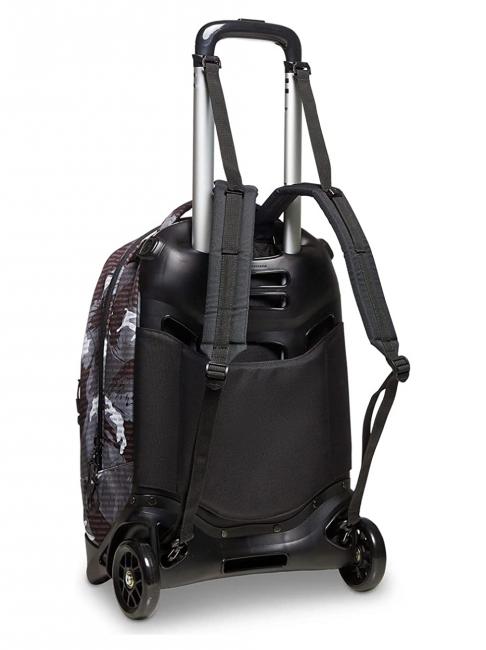 NEW PLUG FANTASY Rucsac troler cu troler detasabil logo-ul camou negru - Rucsacuri cu role