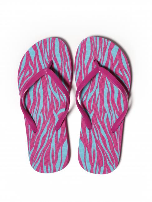 SANDY Papuc flip-flop orhidee / lt albastru - Pantofi femei