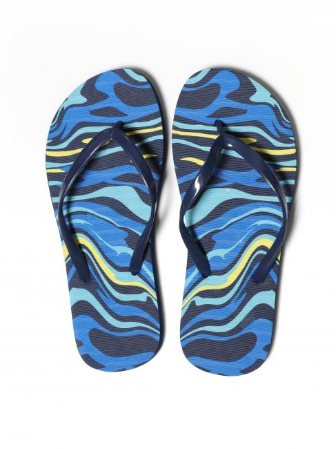 SANDY Papuc flip-flop albastru - Pantofi femei
