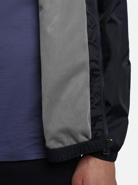 A-MORGEX Jachetă cu glugă cu logo Kway blu marine - Geci de bărbați