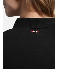 NAPAPIJRI ELBAS JERSEY Tricou polo din bumbac Micrologist negru 041 - maiou Polo - 5