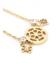 GUESS PEONY AND 4G CHARMS Brăţară aur galben - Brățări - 3