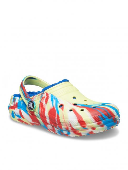 CLASSIC LINED MARBLED GLOG TODDLER Sabot captusit sulf / multi - Pantofi pentru bebeluși