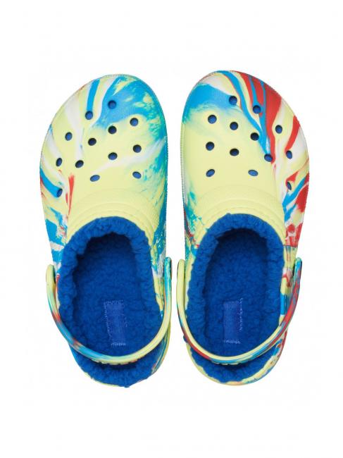 CLASSIC LINED MARBLED GLOG TODDLER Sabot captusit sulf / multi - Pantofi pentru bebeluși