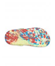 CROCS CLASSIC LINED MARBLED GLOG TODDLER Sabot captusit sulf / multi - Pantofi pentru bebeluși - 7