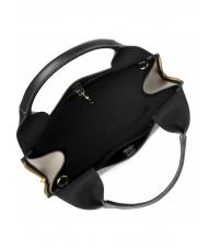 FURLA GILDA Geantă tote din piele de vițel romă și st eracle negru + marmură c - Genți femei - 7