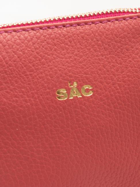 POCHETTE IN PELLE DOLLARO Cu manșetă și curea de umăr detașabilă gumă de mestecat - Genți femei