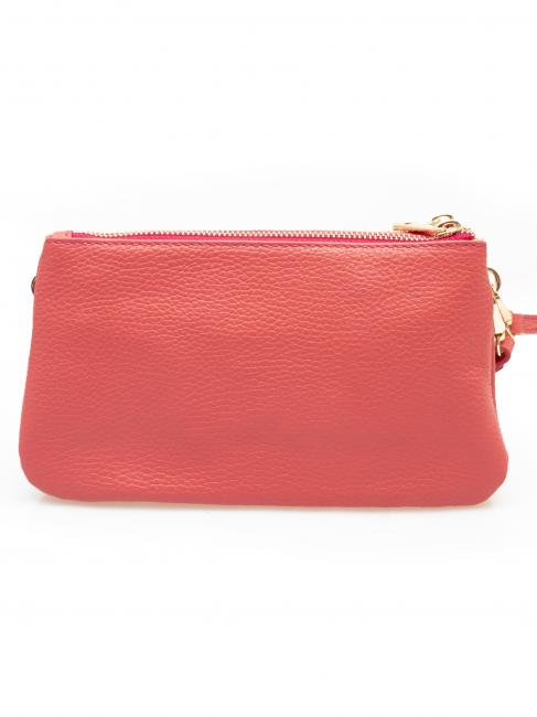 POCHETTE IN PELLE DOLLARO Cu manșetă și curea de umăr detașabilă gumă de mestecat - Genți femei