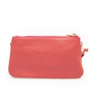 LESAC POCHETTE IN PELLE DOLLARO Cu manșetă și curea de umăr detașabilă gumă de mestecat - Genți femei - 4