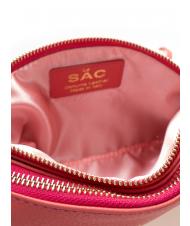 LESAC POCHETTE IN PELLE DOLLARO Cu manșetă și curea de umăr detașabilă gumă de mestecat - Genți femei - 5
