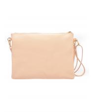 LESAC BORSA IN PELLE DOLLARO Cu mana, cu curea de umar magnolie - Genți femei - 4