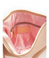 LESAC BORSA IN PELLE DOLLARO Cu mana, cu curea de umar magnolie - Genți femei - 5