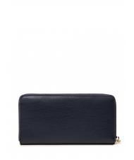 TOMMY HILFIGER ICONIC TOMMY Portofel cu fermoar albastru spațial - Portofele femei - 3