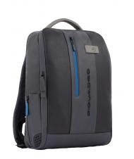PIQUADRO Rucsac URBAN, port pentru computer de 15,6 ", cu sistem antifurt negru grigiongr - Rucsacuri pentru laptop - 2