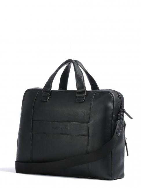 W117 Servietă din piele pentru PC 14" negru - Serviete birou