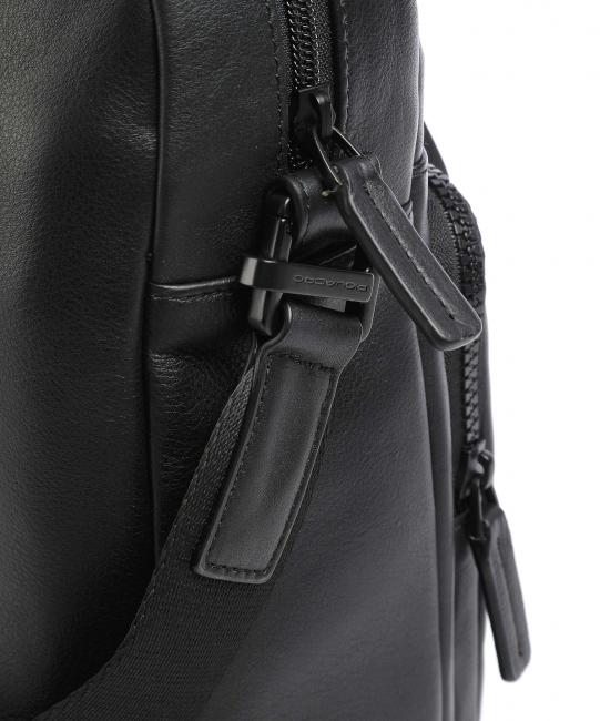 W117 Servietă din piele pentru PC 14" negru - Serviete birou