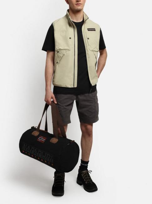 BERING SMALL Geantă duffel cu logo negru 041 - Genți de voiaj