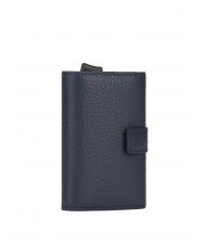 PIQUADRO MODUS RESTYLG Suport card de credit din piele albastru - Portofele bărbați - 4