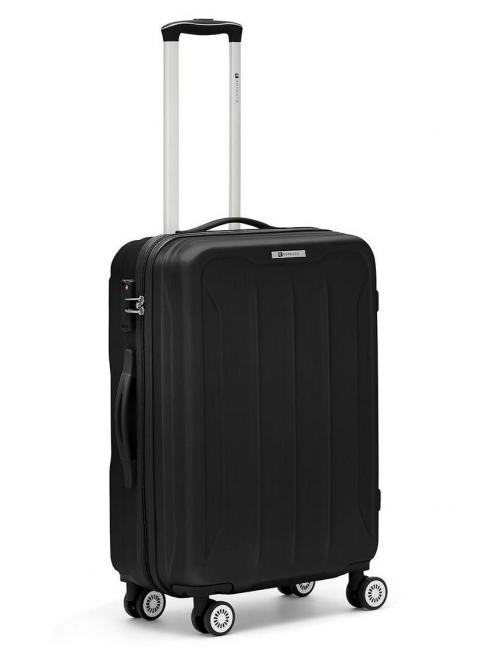 FLIGHT Set 3 carucioare pentru bagaje de mana, medii, mari negru - Set trolere