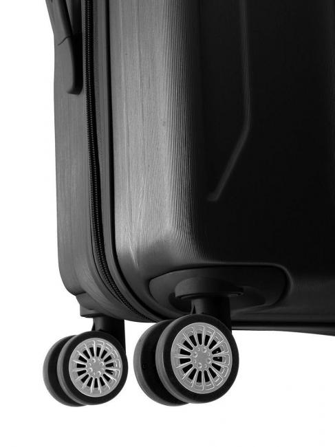 FLIGHT Set 3 carucioare pentru bagaje de mana, medii, mari negru - Set trolere