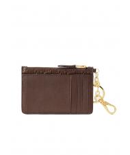RALPH LAUREN LOGO EMBOSSED Suport card din piele cu breloc castaniu maro2 - Portofele femei - 2