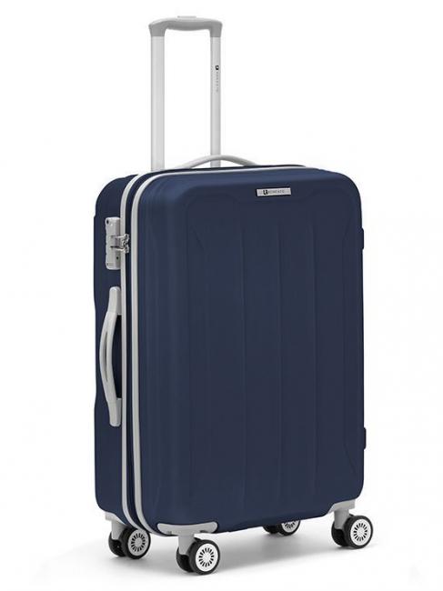 FLIGHT Set 3 carucioare pentru bagaje de mana, medii, mari albastru de noapte - Set trolere