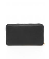 ROCCOBAROCCO Portafoglio grande zip around in pelle  negru - Portofele femei - 3
