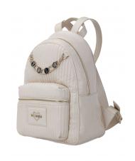 LOVE MOSCHINO CHARM Rucsac cu lant fildeş - Genți femei - 2