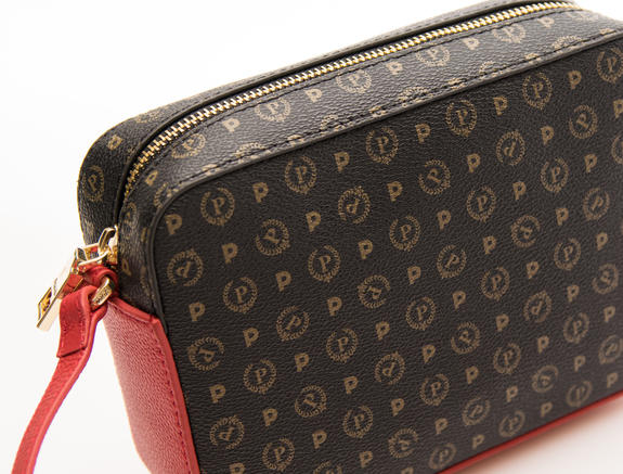 Tapiro Geantă pentru umăr lac negru - Genți femei