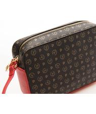 POLLINI Tapiro Geantă pentru umăr lac negru - Genți femei - 3