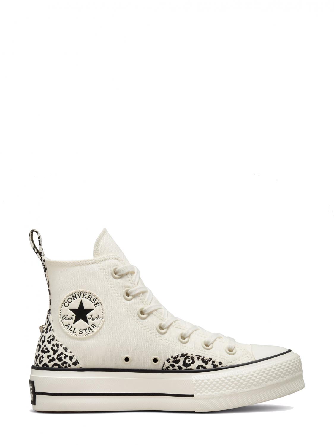 Converse Chuck Taylor All Star Lift High Adidași Înalți Egretă / Neagră / - Cumpără La Prețuri De Outlet! Converse Chuck Taylor All Star Lift High Adidași Înalți Egretă / Neagră / - Cumpără La Prețuri De Outlet!