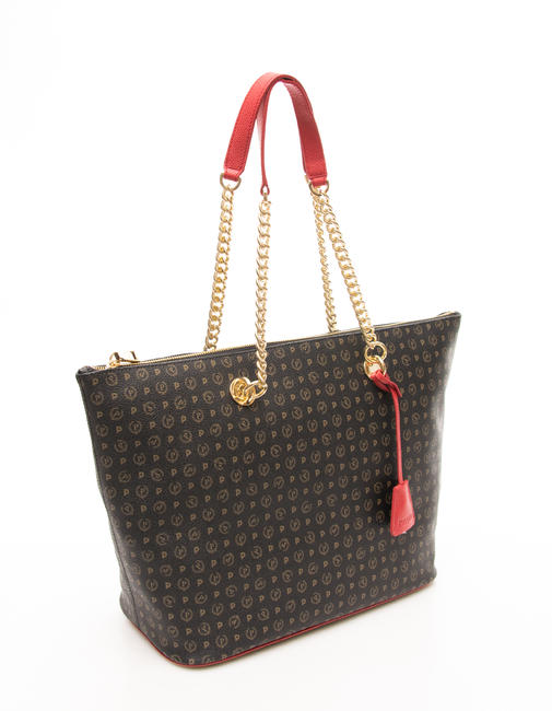 Tapiro Geantă pentru umăr lac negru - Genți femei