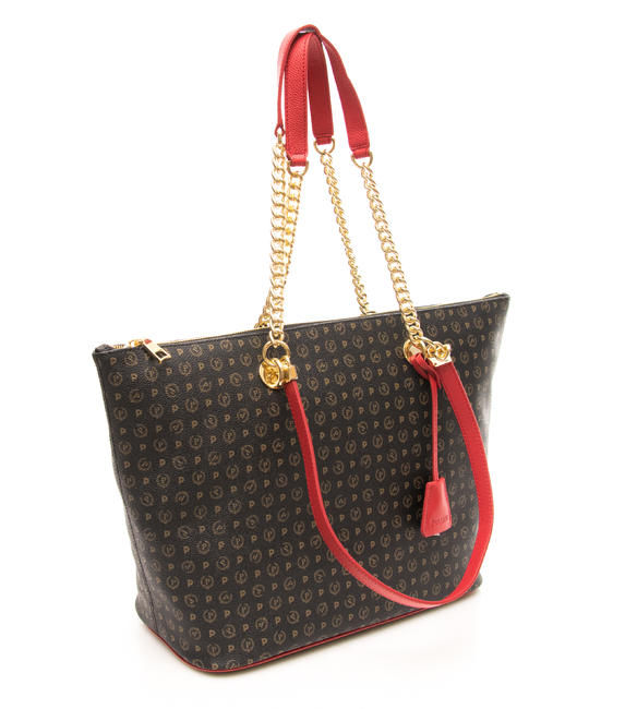 Tapiro Geantă pentru umăr lac negru - Genți femei