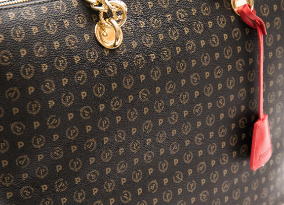 Tapiro Geantă pentru umăr lac negru - Genți femei