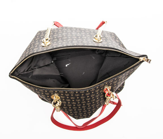 Tapiro Geantă pentru umăr lac negru - Genți femei