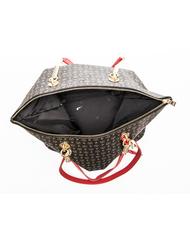 POLLINI Tapiro Geantă pentru umăr lac negru - Genți femei - 5