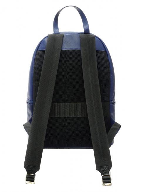 SOFT TECH Rucsac pentru laptop 14&rdquo;, din piele albastru - Rucsacuri pentru laptop