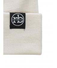 ROCCOBAROCCO Berretto beanie con risvolto  aproape alb - Căciuli - 3
