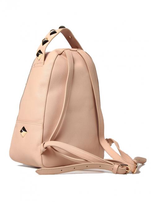 SQUARED STUDS Rucsac cu capse si fermoar nisip cubanez - Genți femei