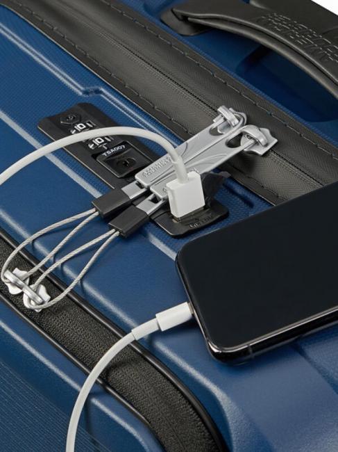 AIRCONIC Troller pentru bagaje de mână, suport PC 15,6". midnightnavy - Bagaje de mână